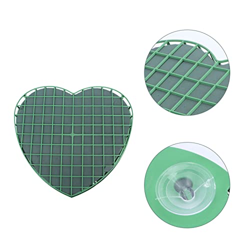 Flower Flower Foam Foam Blocks With Suction Cup Love Heart Floral Foam Bricks Flowers Wet Foam Flower Arrangement Foam Base For Wedding Party Car Wall Decor Artificial Flower Foam 30Cm Wet Floral Foam #TOP3