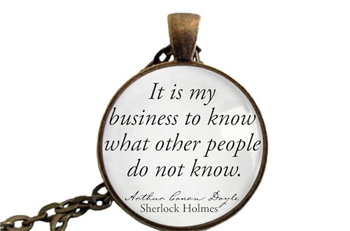 Book Necklace or Keychain - Sherlock Holmes - It Is