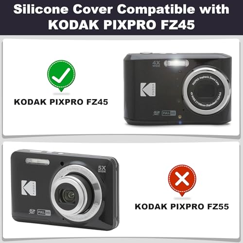 Funda de silicona para cámara Kodak PIXPRO Friendly Zoom FZ45 miniatura 4