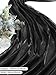 Geyoga Women's Scarf Shawls and Wraps for Evening Dress Fashion Scarf for Halloween Bridesmaid Gifts(Black)