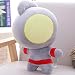 Kleines Monster Erste Generation Ultraman Plüsch Spielzeug Dinosaurier Puppe Puppe Niedliche super Nette Puppe Geburtstagsgeschenk grau/grün 30 cm a Laimi (Color : B, Size : 38cm)