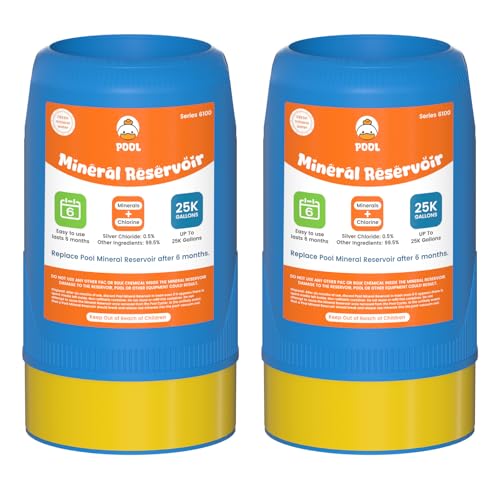 Zomixzo 6100 Replacement Mineral Reservoir Cartridge Compatible with Frog Model 6100 Cyclers, Up to 25K Gallons 2 Pack by Zomixzo - Used condition - US$102.24