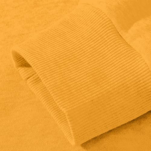 Sweat à capuche en coton pour homme avec design uni minimaliste et manches longues - 4