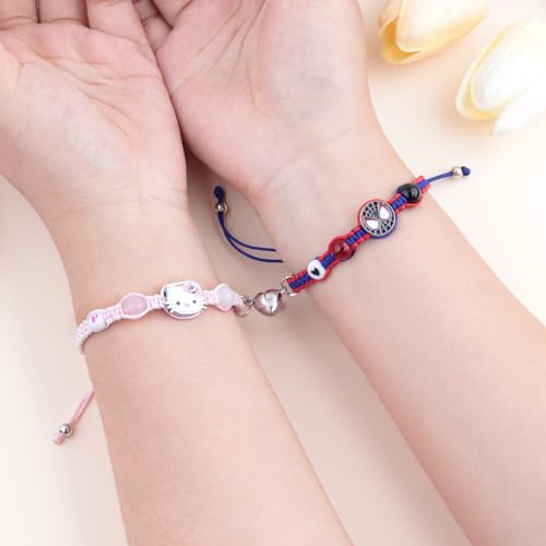 CouplesFriendship-Matching-BraceletsBatSpiderkitty-Bracelets-Set-Valentines-Day-Birthday-Jewelry-Gifts-for-Gf-and-Bf-Soulmate-Matching-Gifts-for-HusbandWife-SonDaughters-BFF