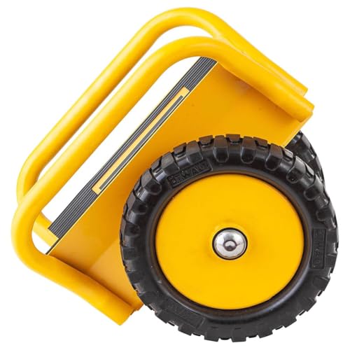 DeWalt DXWT-200 Carrello per Dischi - Carrello con Ruote Portatutto max. 500 kg - Carrello da Trasporto per Pannelli e Porte - Superficie Antiscivolo - Azione con Morsetto a Cerniera - Immagine 2