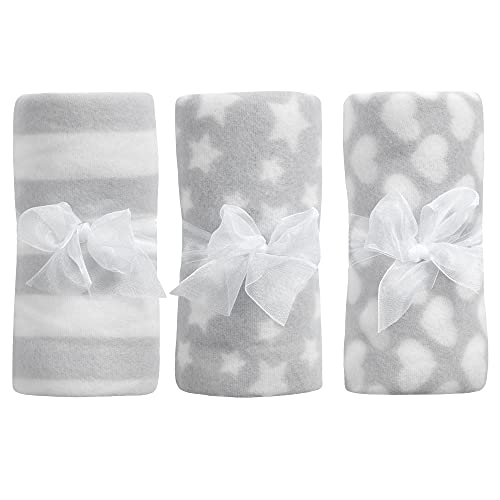 Undercover 3 Pack Baby Blanket 19C238 Grey Set (1xEach)