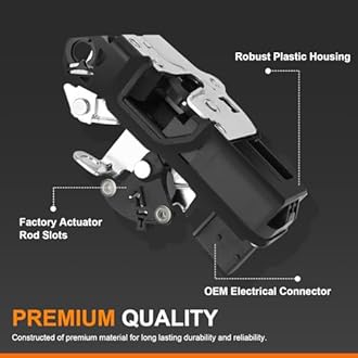 Front Left Driver Side Door Lock Actuator Compatible with 2007-2009 Chevy Silverado Tahoe Suburban Avalanche GMC Sierra Yukon Cadillac Escalade Replace 931-303 25876382 25876385 25876386 25863021