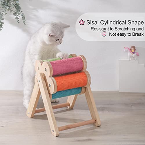 Arranhador de Sisal - Cat Scratch para gatos de interior,Brinquedo arranhador para gatos bola de sis