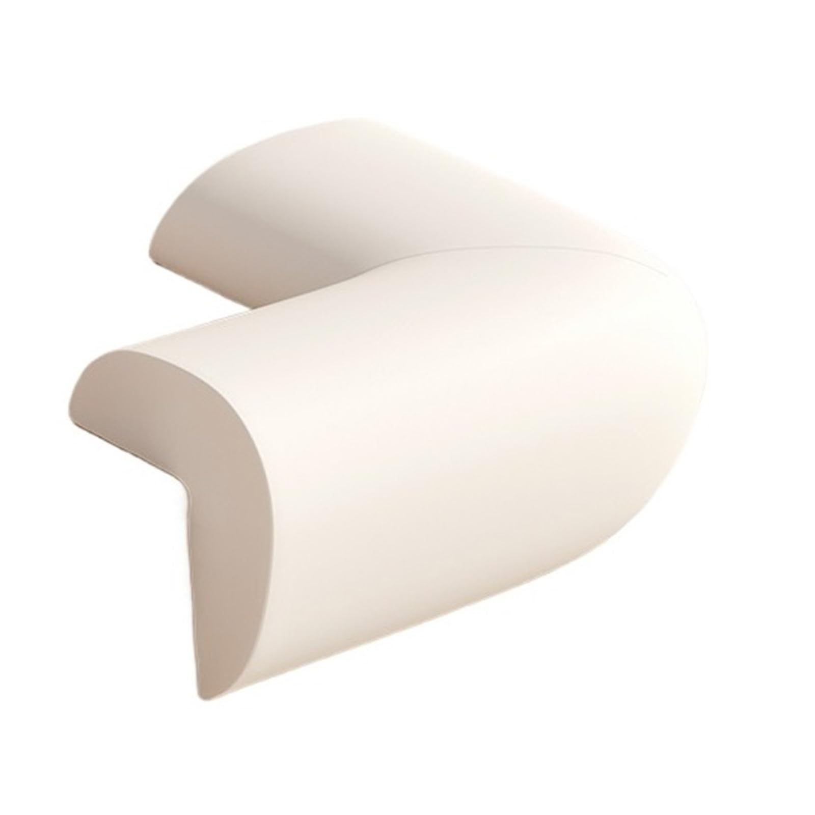 4Pcs Furniture Edge Cover Pad Table Corner Protector Safety Protection Guards Bumper Anti-collision Foam(4pcs white)