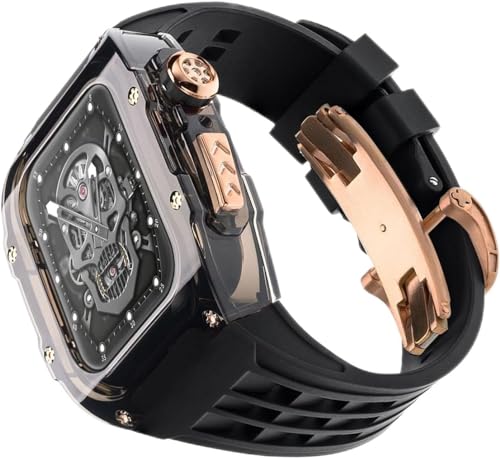 Kit bracelet montre caoutchouc pour Apple Watch Ultra transparent contre l'usure