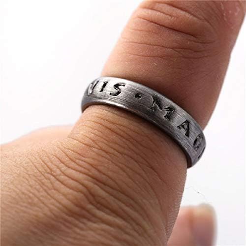 KIRALOVE Necklace - Uncharted 4 - Nathan Drake - Ring - sic Parvis Magna Gift idea - Cosplay Uncharted 4 Nathan Drake sic Parvis Magna idea