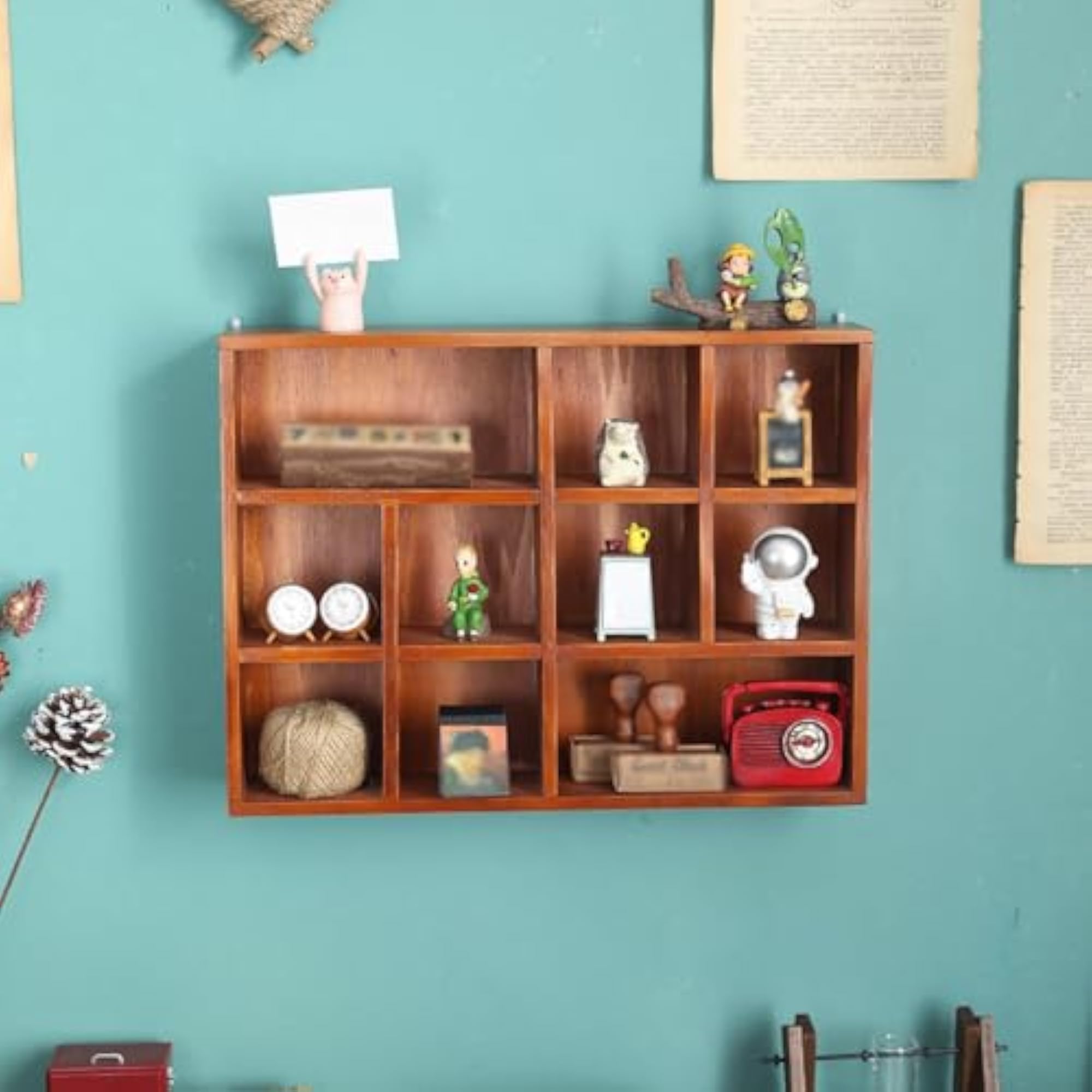 Shadow Box Display Shelf for Figurines