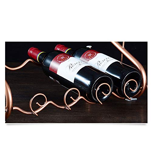 Range-bouteilles métal de comptoir et support verres pliable pour rangement cuisine - 8