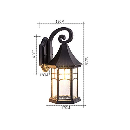 Lumière murale E27 extérieure imperméable style vintage industriel rétro pour mur