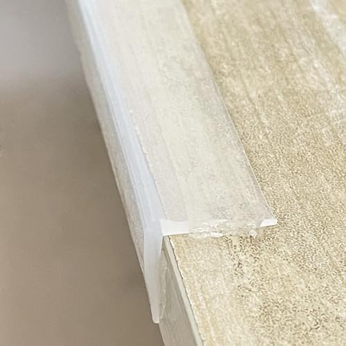 Edge Protector 100% Silicone, Clear Baby Proofing Corners Guards, Pre-Tape Adhesive Soft for Kids Safety, Child Table Cabinets Furniture Protection (2 x 2 cm(width), 1 m (Pack of 1))