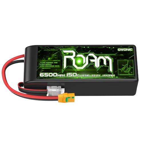 OVONIC Roam Series 6S Lipo Battery 6500mAh 6S1P 150C 22.2V