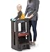 Simplay3 Toddler Tower Childrens Step Stool with Three Adjustable Heights (Espresso Brown)