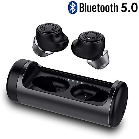 Wireless Earbuds, Latest Bluetooth 5.0 True Wireless Bluetooth Earbuds 18H Playtime 3D Stereo Sound Wireless Headphones, Built-in Microphone (Q63)