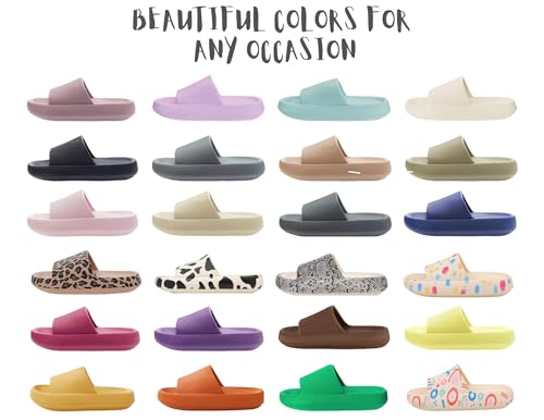 GARDMA Genuine Pillow Slippers for Women and Men | House Slides Shower Sandals | Extremely Comfy | Cushioned Thick Sole | Cloud Slides | Lightweight Non-Slip Easy to Clean - Thumbnail 6