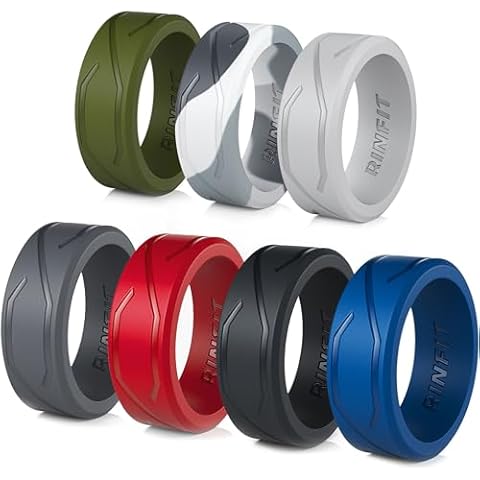 Rinfit 9mm Silicone Wedding Ring Cover