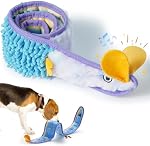 Nocciola No Stuffing EEL Jouets à laque pour chiens - Jouets pour chiens à volants pour stimuler, Jouets de chien durables pour petits chiens moyens, Jouet de chien dur pour les brochettes agressives, Jouettes de puzzle pour chiens IQ Formation