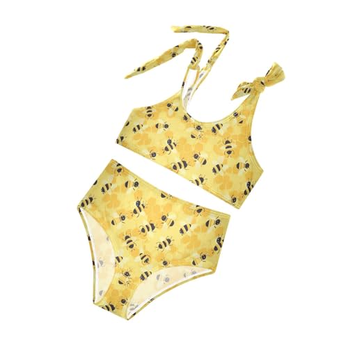 Image of Boccsty Cute Crab Red Blue Girls Swimsuits Kids Bikini Sets 2 Pcs Bathing Suit for 3T
