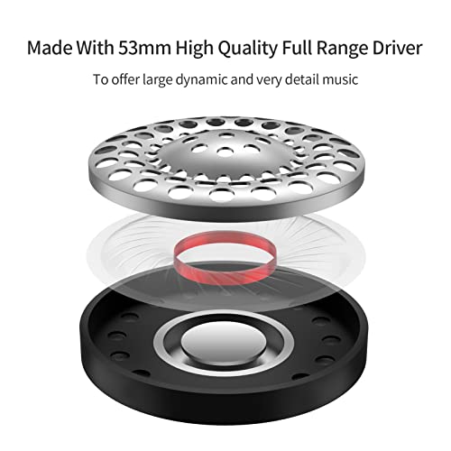 Soundmagic Hp151 Over-Ear Wired Headphones For Monitoring & Recording, Closed-Back Hifi Stereo Headsets For Audiophiles, Work With All Audio Devices, Adjustable & Collapsible Design, Black #TOP1