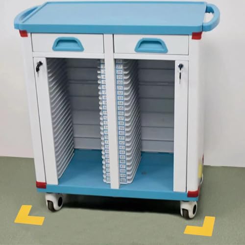 Beiyier Pacote com 100 Canto de Marcação de Localização 5s, 5 x 5 x 2 cm Durável em Forma de L Marca