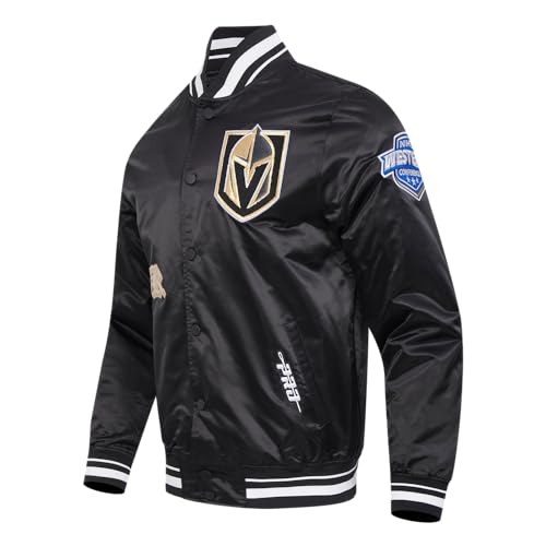 Image of Pro Standard Mens NHL Old English Satin Jacket