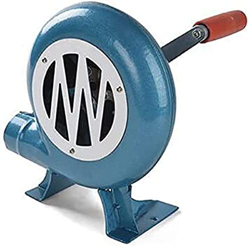 KRASS Engrenagem de ferro para soprador de forja de ferro, manivela - Ventilador manual do ventilado