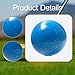 Aymzbd Outdoor Park Golf Ball 2.36Inches Golf Training Ball for Yard Golfer Family Gatherings Outdoor Sports, Blue