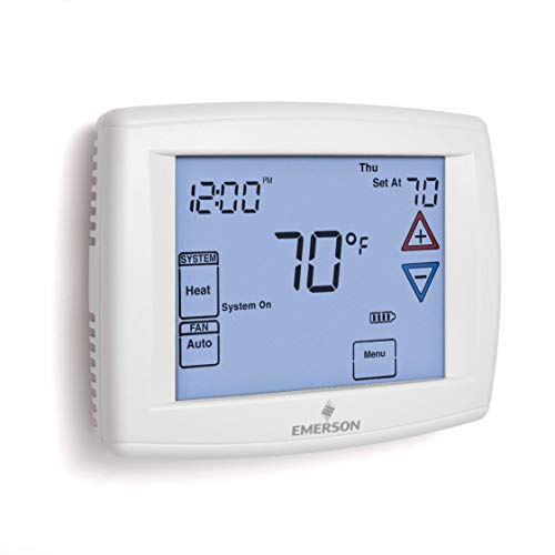Emerson 1F95-1291 7-Day Touchscreen Thermostat with Humidity Control (Renewed)