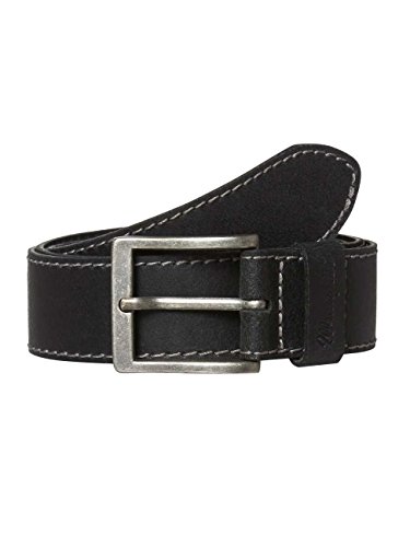 WRANGLER - Gürtel Herren - 100% Leder - Stitched Belt - Schwarz – Ansicht 1