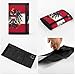 Emblem of Austria Austrian Flag Funny Trifold Wallets with Key Ring Lightweight Front Pocket Tri-Fold Wallet