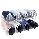 Spaclear 2 Pack Water Bottle Organizer, Stackable Kitchen Home Pantry Organization and Storage Shelf