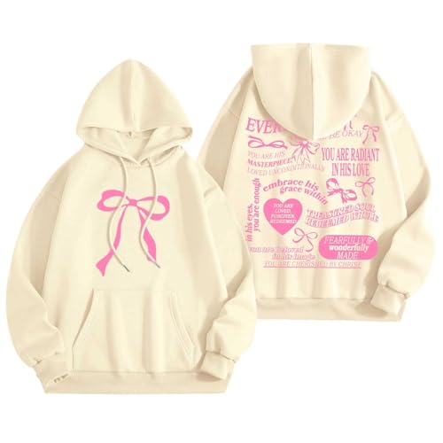 Sweat à capuche pour femme graphique chic et décontracté en tissu doux