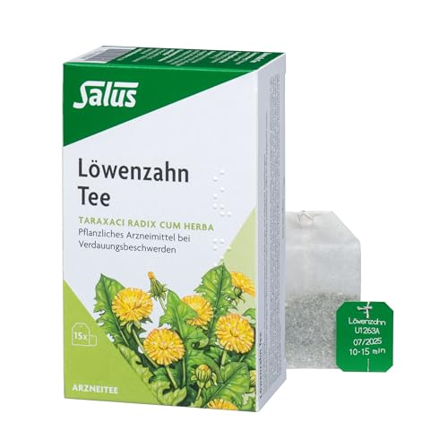 Salus - Löwenzahn Tee - 1x 15 Filterbeutel (27 g) - Arzneitee - Taraxici radix cum herba - pflanzliches Arzneimittel bei Verdauungsbeschwerden - bio