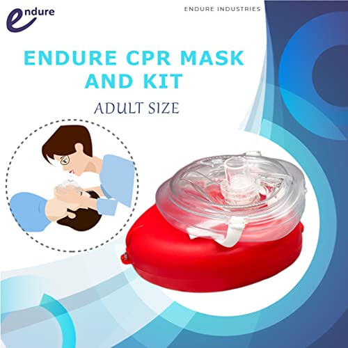 Endure Complete Airway Emergency Kit I - 9 Sizes Guedel Opa + 3 Sizes Nasopharyngeal Airway + 3 Packs Lubricating Jelly + Cpr Mask #TOP1