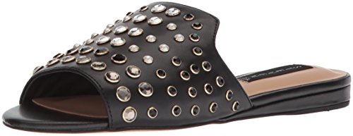 STEVEN by Steve Madden Women's SENSAI-S Mule, Black/Multi, 7.5 M US