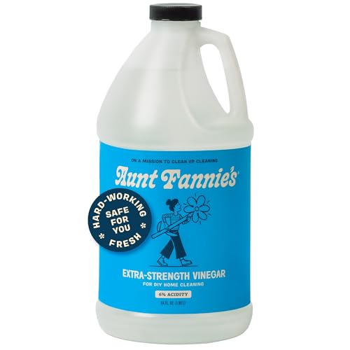 Aunt Fannies Extra Strength Cleaning Vinegar 64 Ounce Multipurpose Household Cleaner No Added Scents Dyes or Other Additives