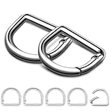 Información del clip de anillo en D: recibirás 10 anillos en D de resorte de metal, que pueden satisfacer la mayoría de las necesidades de la vida, como llaveros, dijes de mochila, accesorios de cadena de bolso