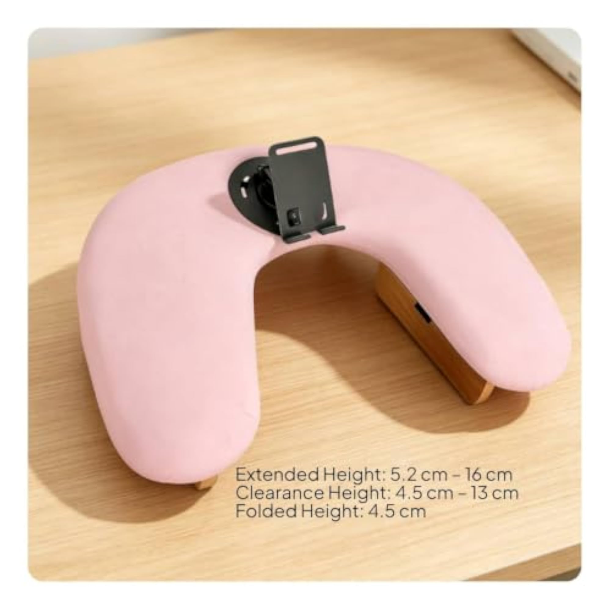 Foldable Nail Armrest Phone Holder for Manicurists