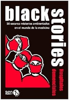 Comprar Black Stories - Hospitales Demenciales, Juego de Mesa (Gen-X Games GEN043)