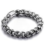 Estilo de moda: estilo gótico retro como encanto de pulsera, clásico y elegante.Es una buena opción de regalo para los amantes de la moda.
