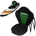 KESSER® Sedile per Kayak Premium tavola SUP Stand Up Paddle Seduta per tavola da Surf - Incluso con Borsa - Tavola SUP Paddleboard Sedile Imbottito 32x38 cm, Schienale 51x45 cm