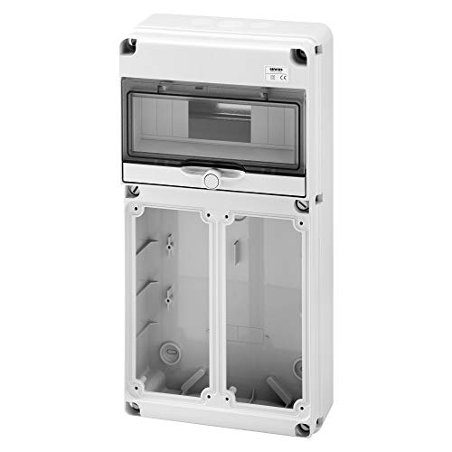 Cuadro distribución q-DIN 10m Gewiss 68 q-DIN frontal base vertical sbf