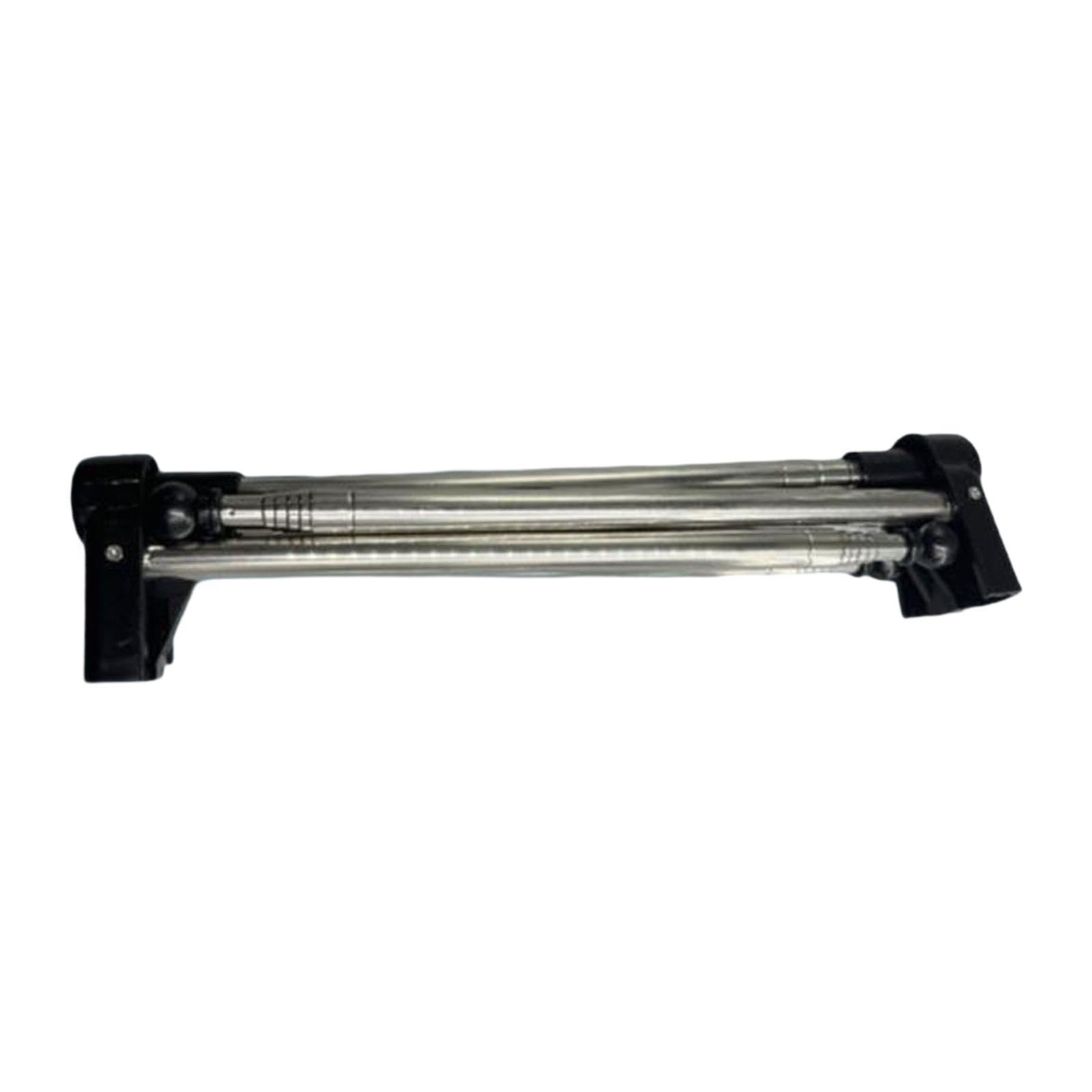 Pixzcsa Black Made Stainless Steel Portable Travel Garment Rack For Hanging,