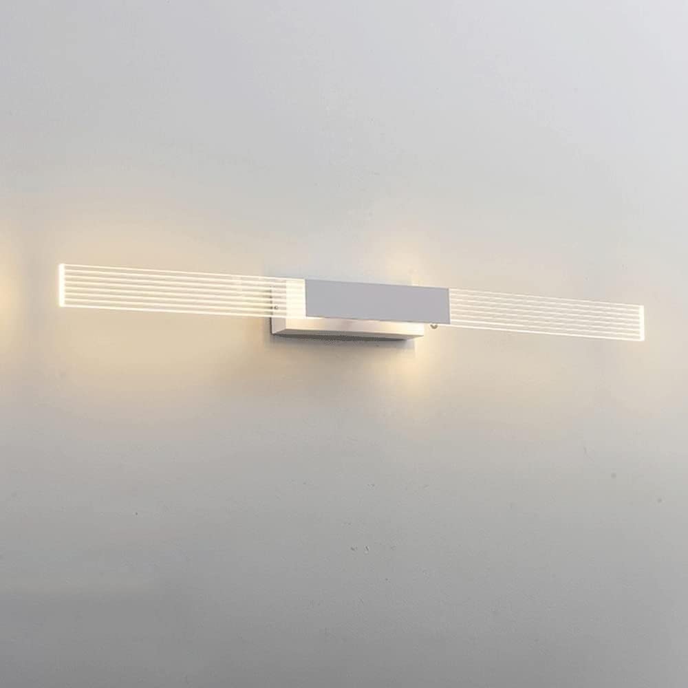 Lampe en acrylique LED applique murale longue bande pour salle de bain