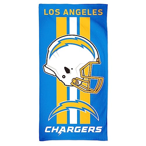 Image of Northwest NFL Los Angeles Chargers Unisex-Adult Beach Towel, 30 inch x 60 inch, Zone Read