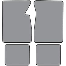 Part Synergy Replacement for 1965-1970 Oldsmobile 98 Floor Mat FM32F FM2R 01 Black Loop - Exact Fit - Without Logo